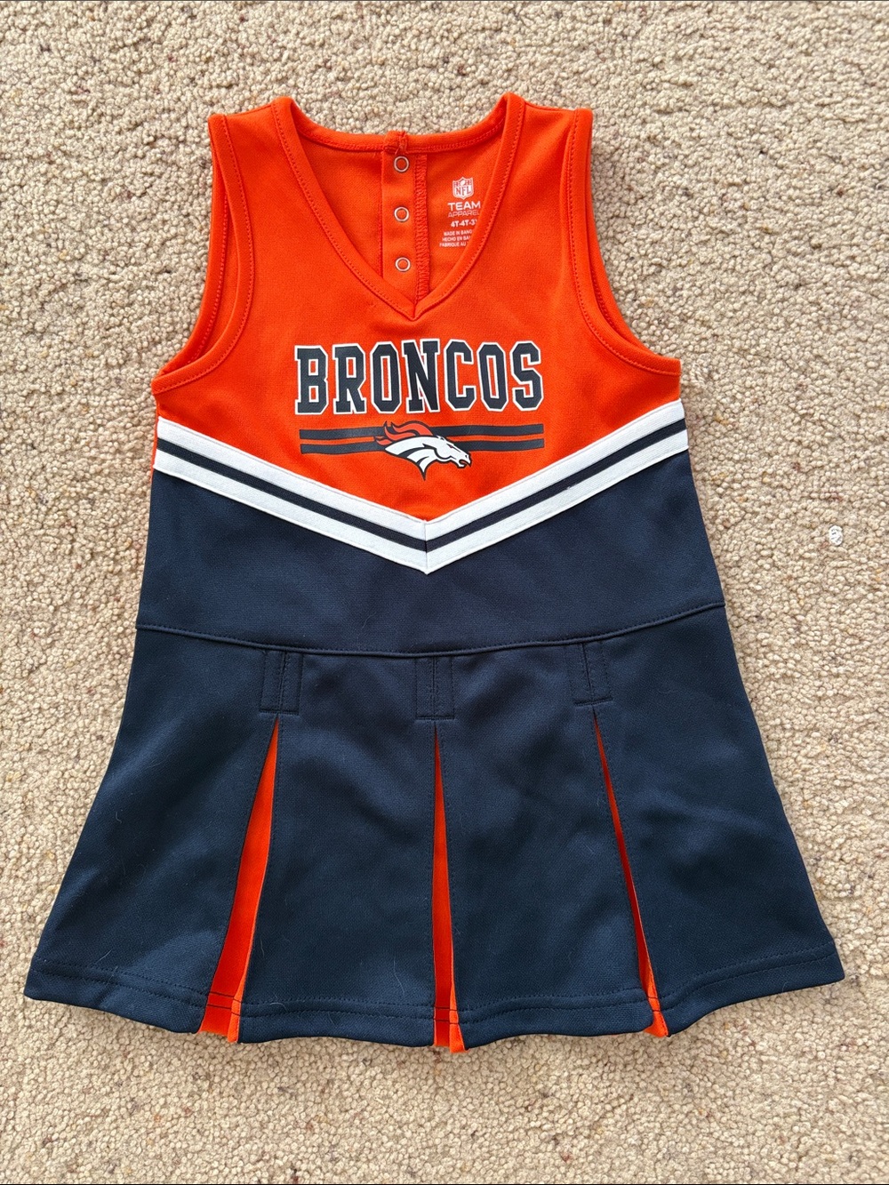 Broncos cheerleader dress